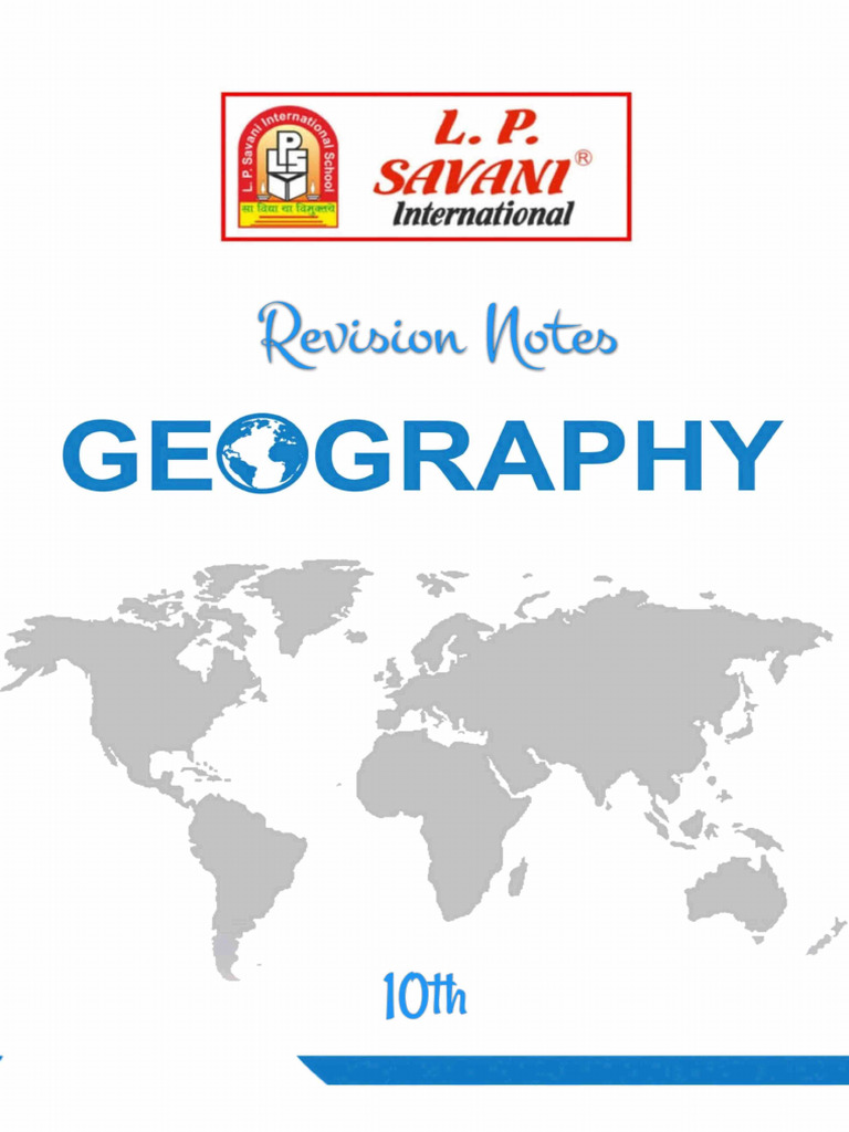Geography - Notes | PDF