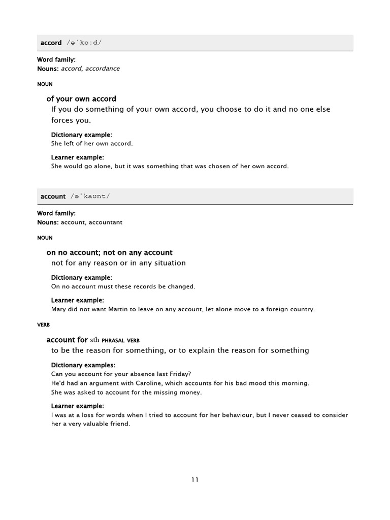 Level C2 Word List 5 | PDF