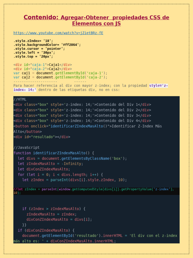 Agregar PropiedadesJS | PDF | Modelo de objeto de documento | Script Java
