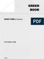 FIDIC 1999 - Green Book