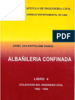 ALBAÑILERIA CONFINADA -ANGEL SAN BARTOLOME