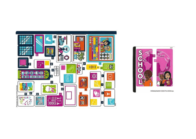 Lego Stickers A4 | PDF