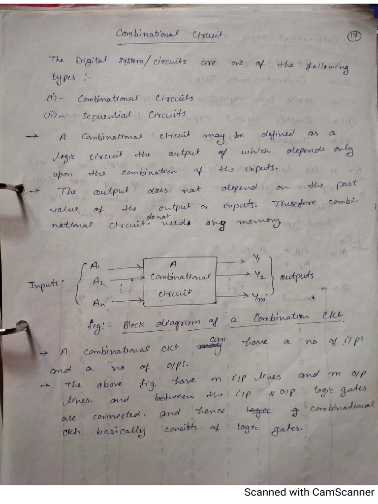 Combinational Circuit - 1 | PDF