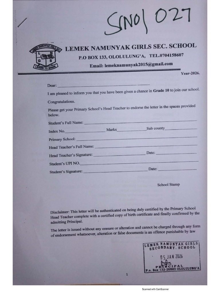 Admission | PDF