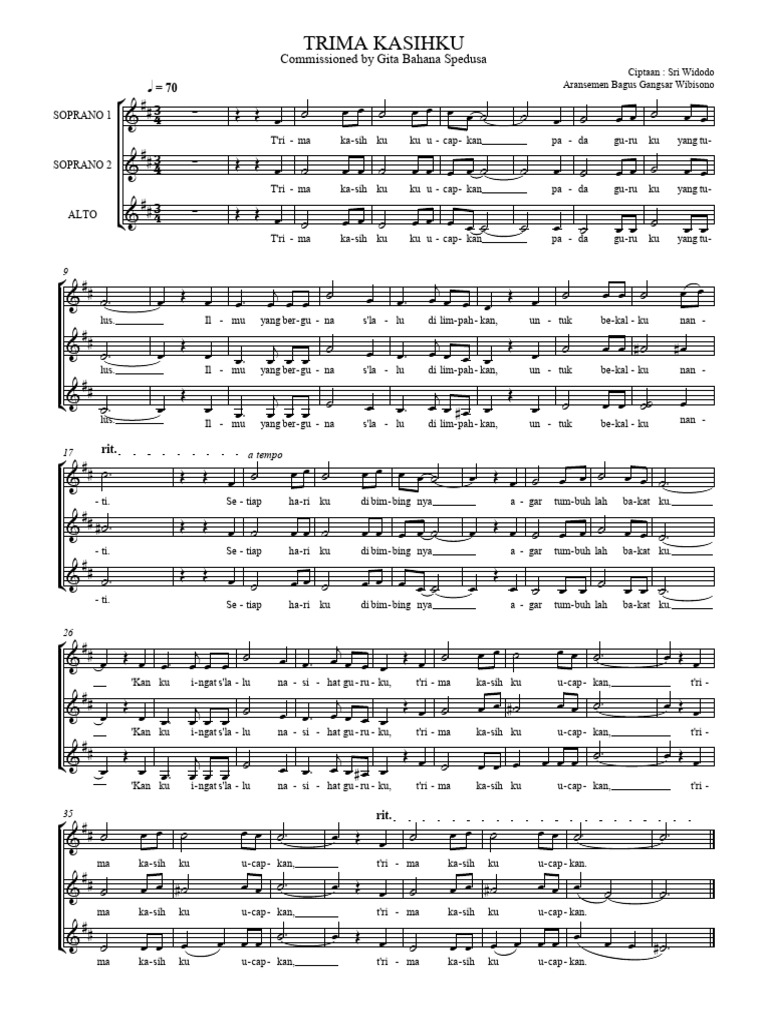 Trima Kasihku | PDF