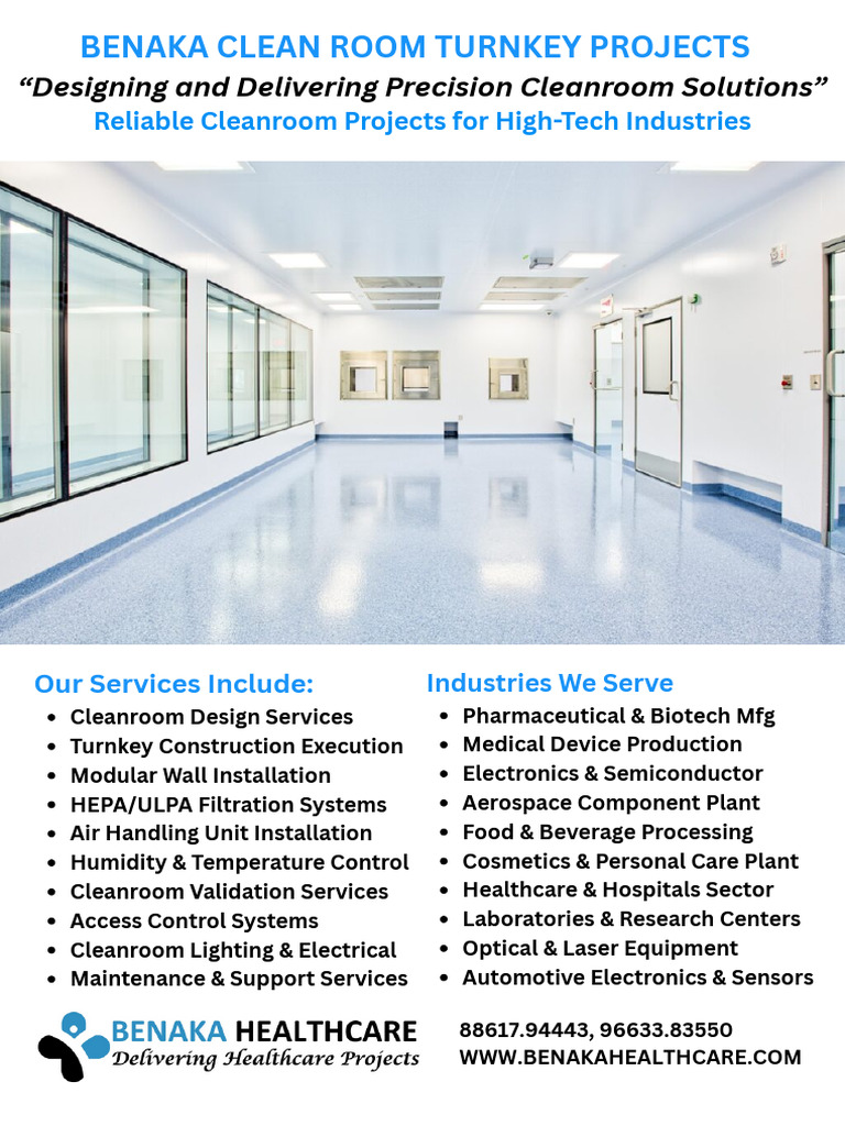 Clean Room Turnkey Solutions | PDF | Refrigeration | Air Conditioning