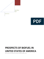 Prospects of Biofuel in United States of America