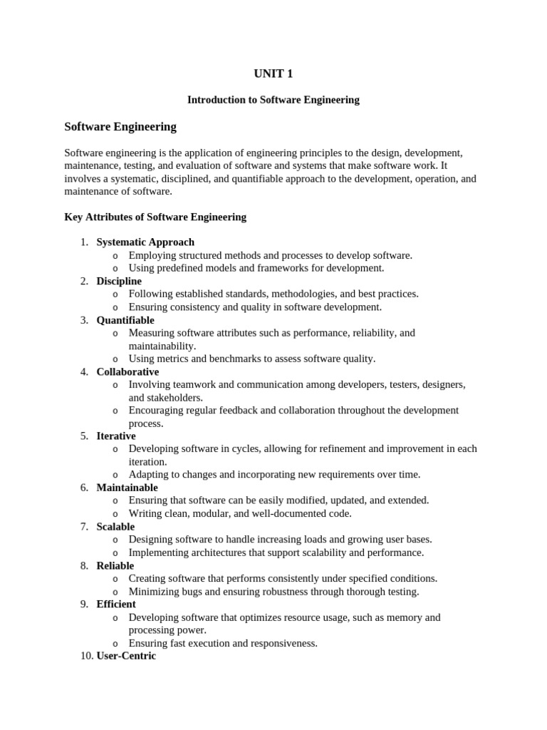 Introduction to Software Engineering Concepts | PDF | Scrum (Software ...