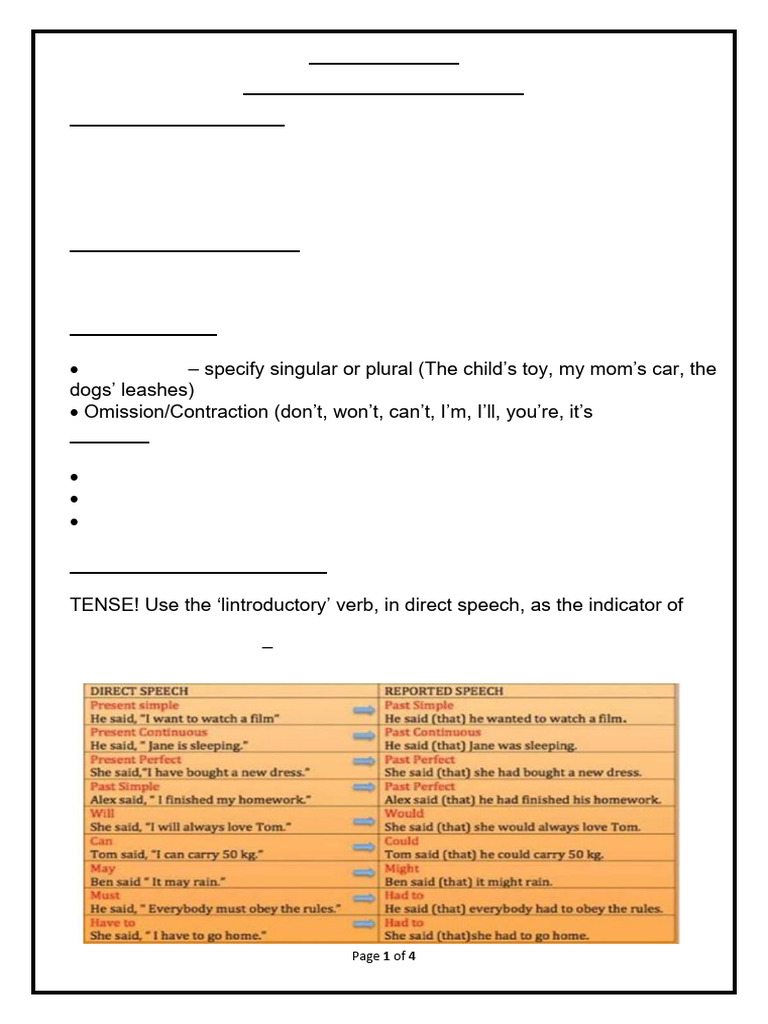 Language Revision and Grammar Guide | PDF | Verb | Linguistic Morphology