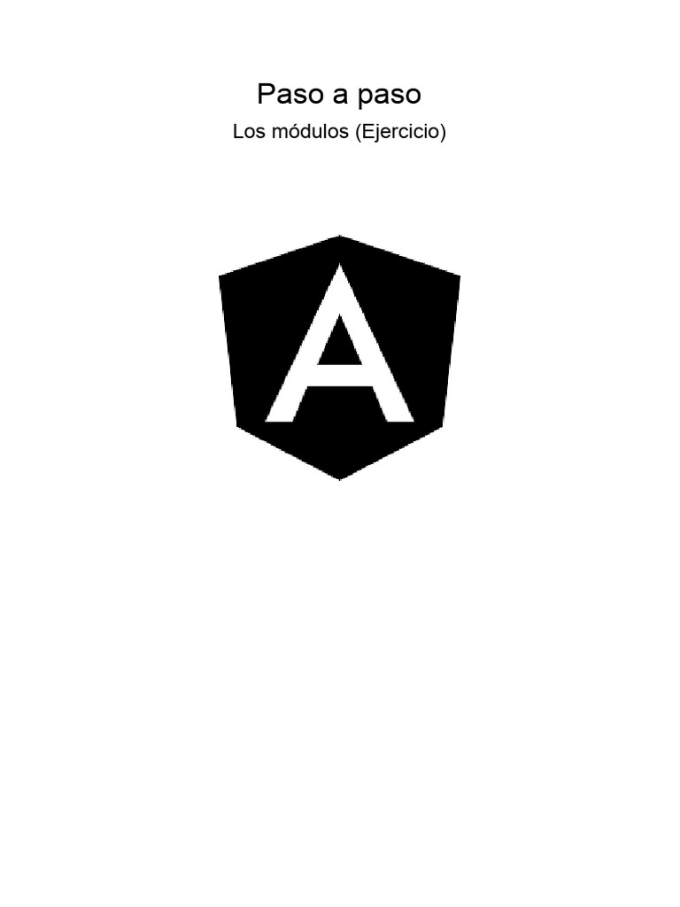 Creación de Módulos en Angular: Guía Práctica | PDF | Archivo de ...