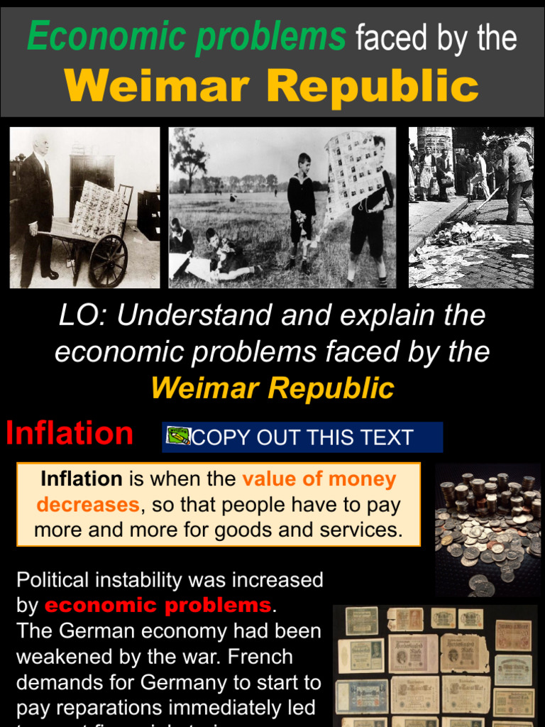 Weimar Republic Economic Crisis Explained | PDF | Hyperinflation In The ...