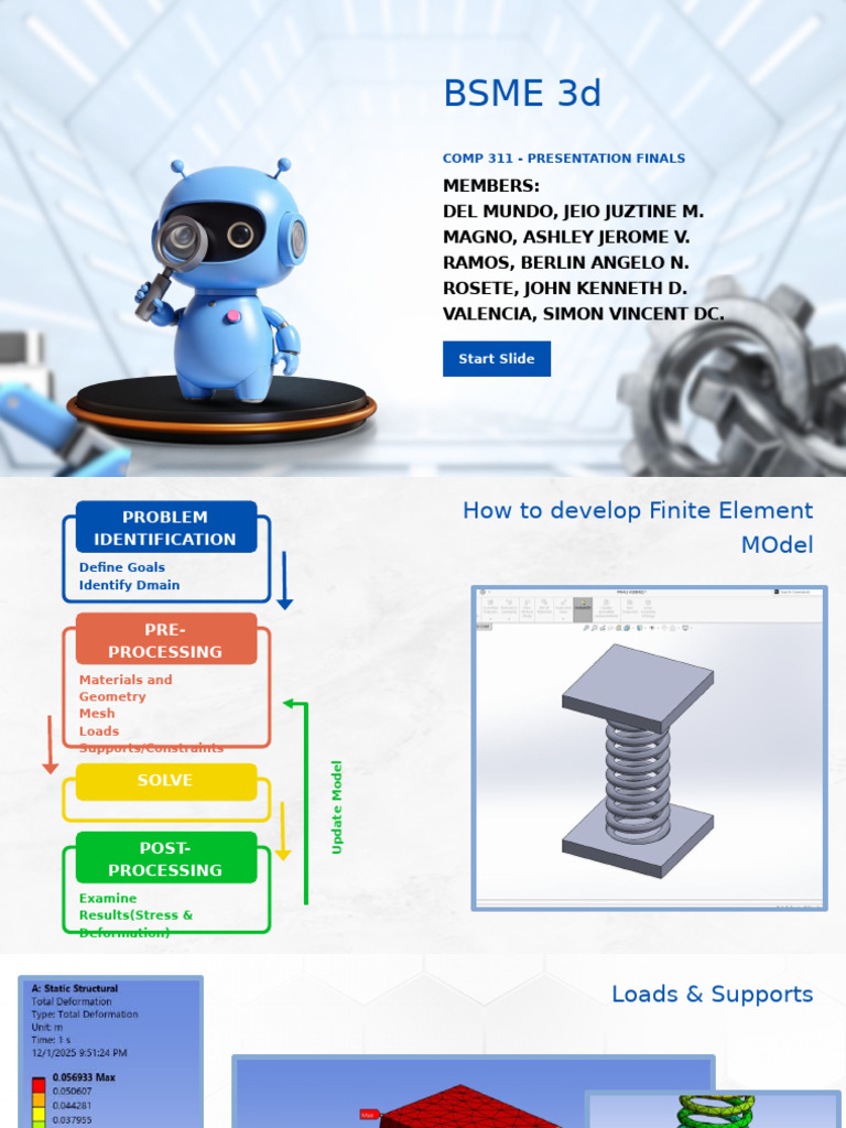 Finite Element Modeling Presentation | PDF