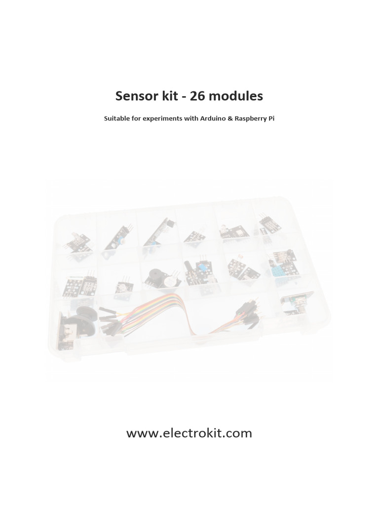 26 Sensors | PDF | Arduino | Computer Engineering
