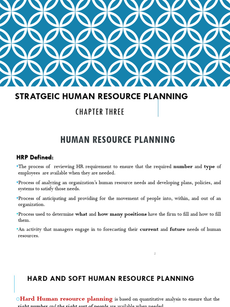Strategic Human Resource Planning Guide | PDF | Human Resource ...