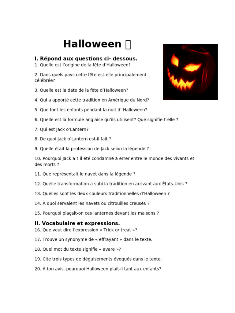 Origines et traditions d'Halloween | PDF | Halloween