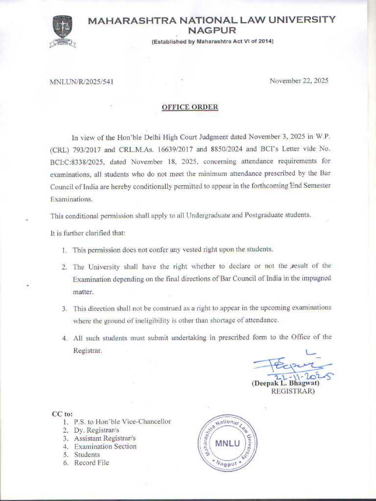 Office Order. | PDF