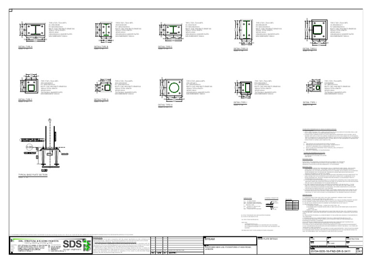 Base Plate Specifications for Lidl Store | PDF | Architect