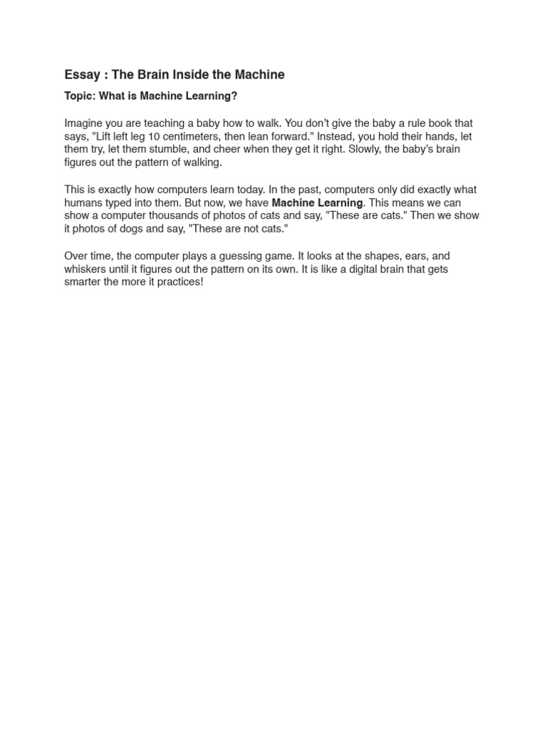 The Brain Inside The Machine | PDF