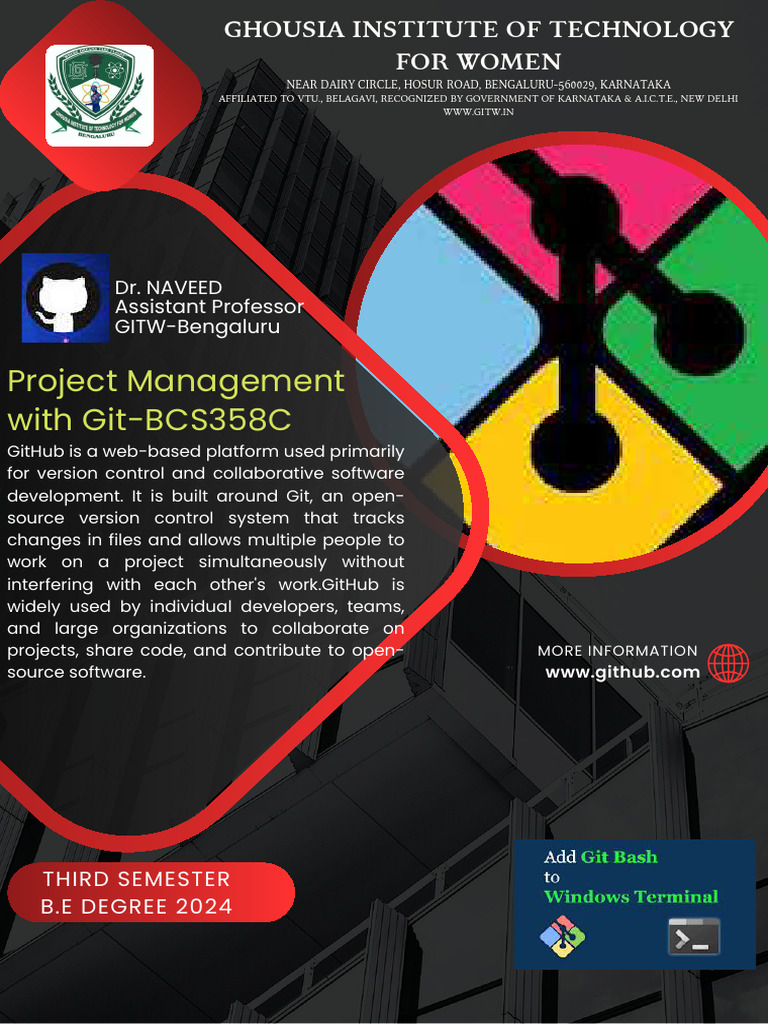 Git Manual m6L2r5MZLeFz67Ql | PDF | Version Control | Computer File