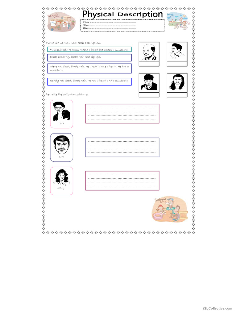 Character Descriptions and Names | PDF