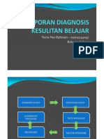 Laporan Diagnosis Kesulitan Belajar