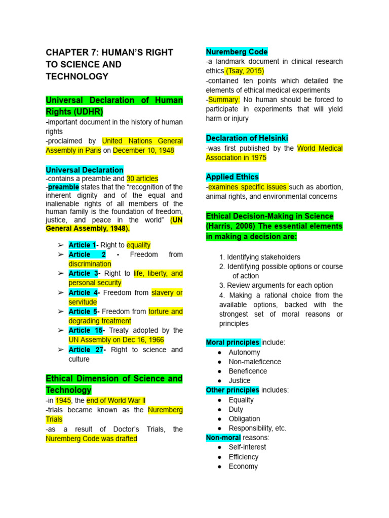 Human Rights in Science and Technology | PDF | Robot | Robotics