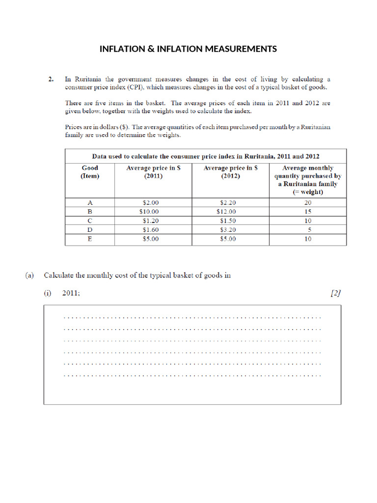 Inflation N Calculations | PDF