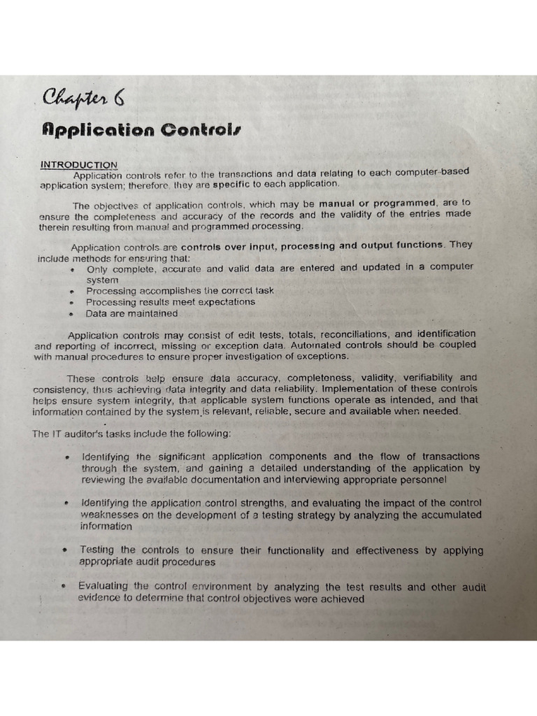 Application Controls | PDF