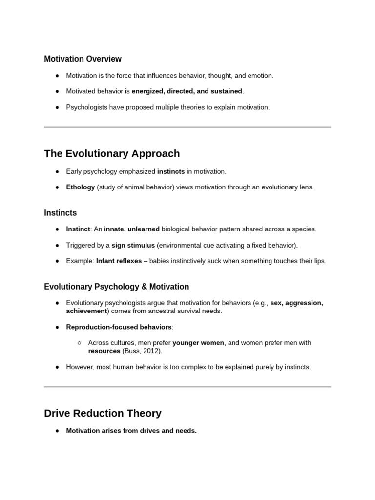 Understanding Motivation Theories | PDF | Motivational | Motivation