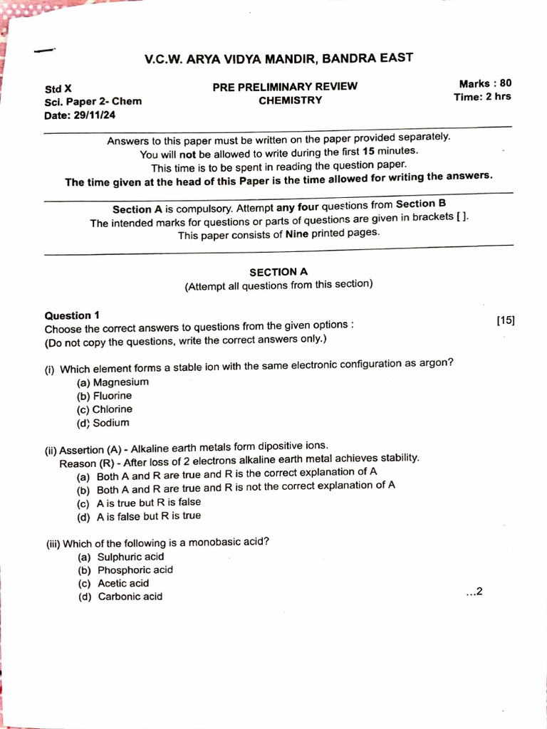 24-25 X Chem AVM | PDF