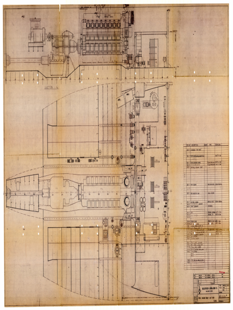 Engine Room Arrangement | PDF