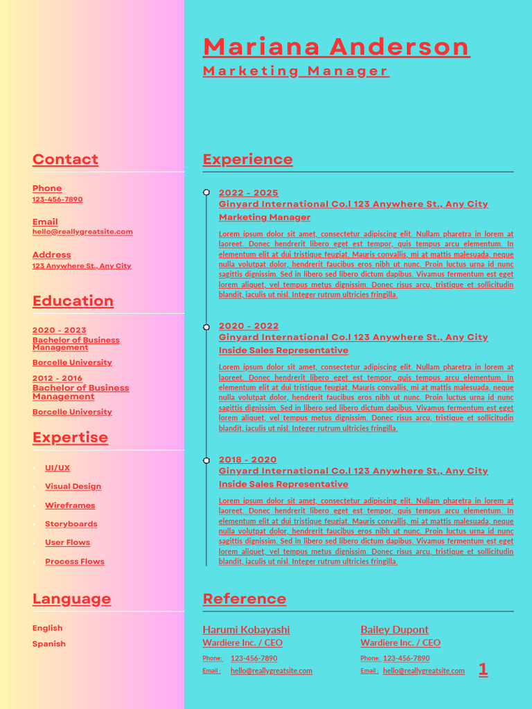 Beige Modern Minimal Ugc Content Creator Creative CV Resume | PDF