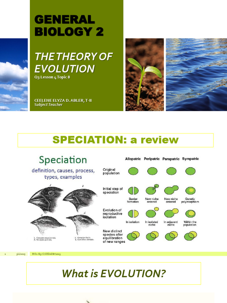 Evolution Theory and Key Contributors | PDF | Natural Selection | Evolution