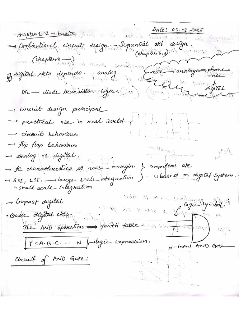 Digital Electronics Class Note (Eid Er Age Porjontho) | PDF