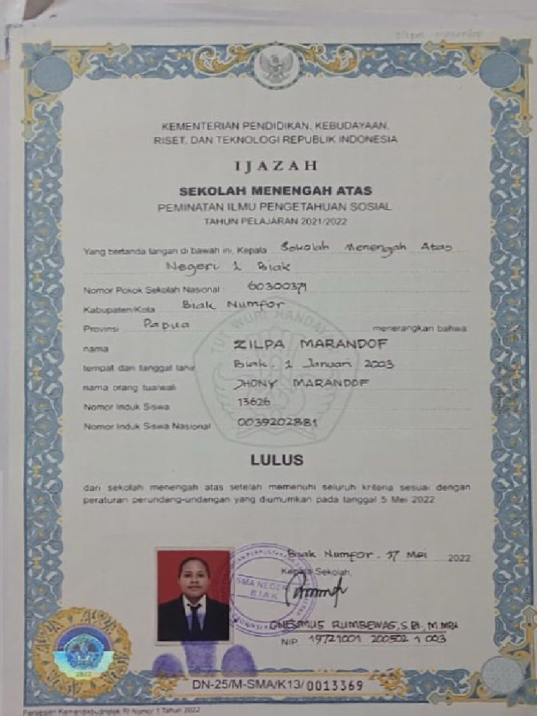 Inco Ijasah | PDF