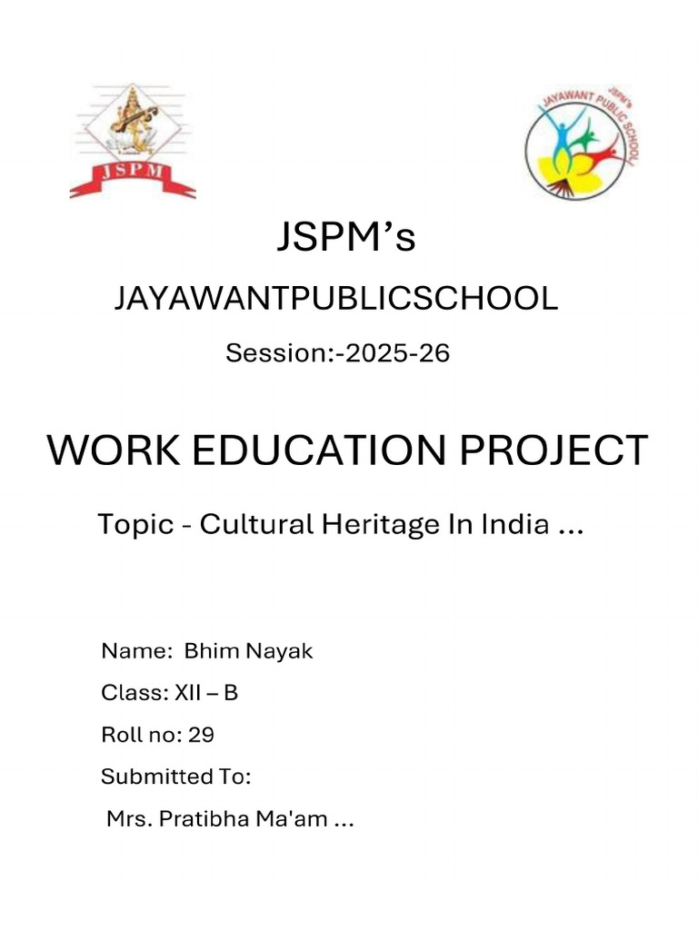 WE Project Class 12th, This Is A Investigatory Project of Work ...