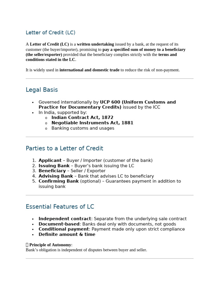 banking 6 | PDF | Letter Of Credit | Civil Law (Legal System)