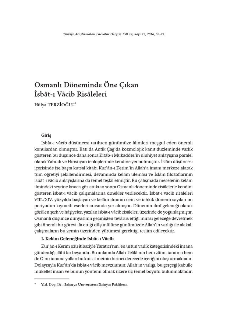 Osmanli Doneminde One Cikan Isbat I Vaci | PDF