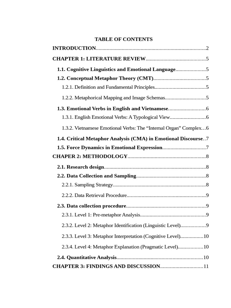 Emotional Language in English vs. Vietnamese | PDF | Metaphor | Linguistics