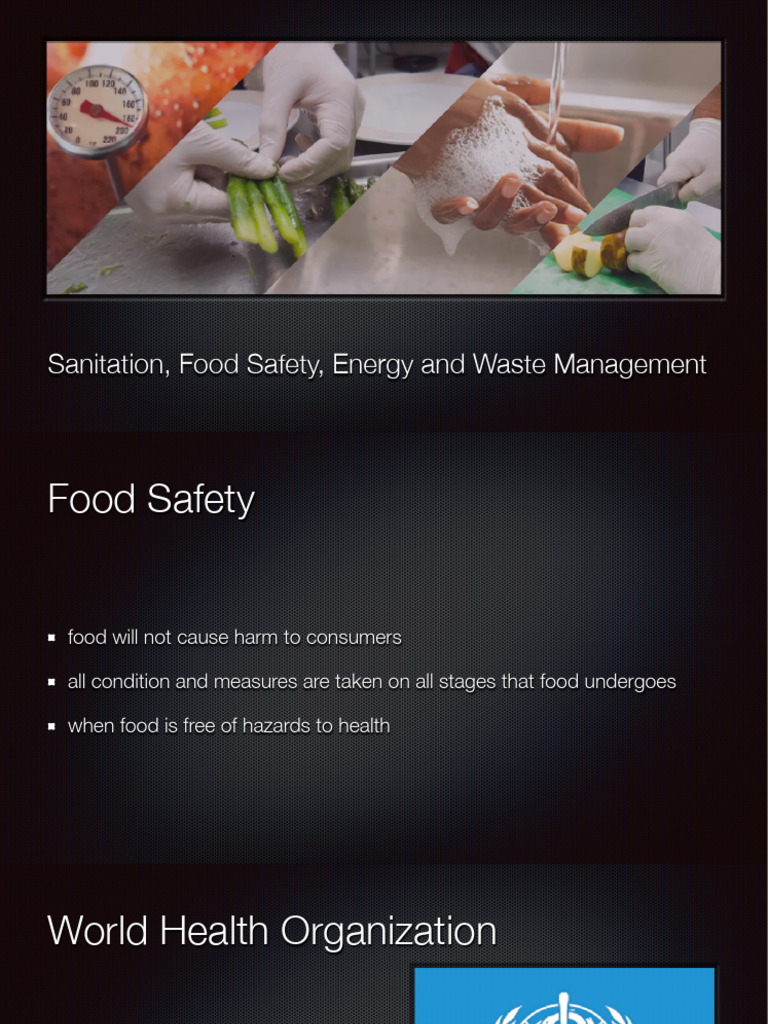 Food Safety and Sanitation Guidelines | PDF | Food Safety | Refrigerator