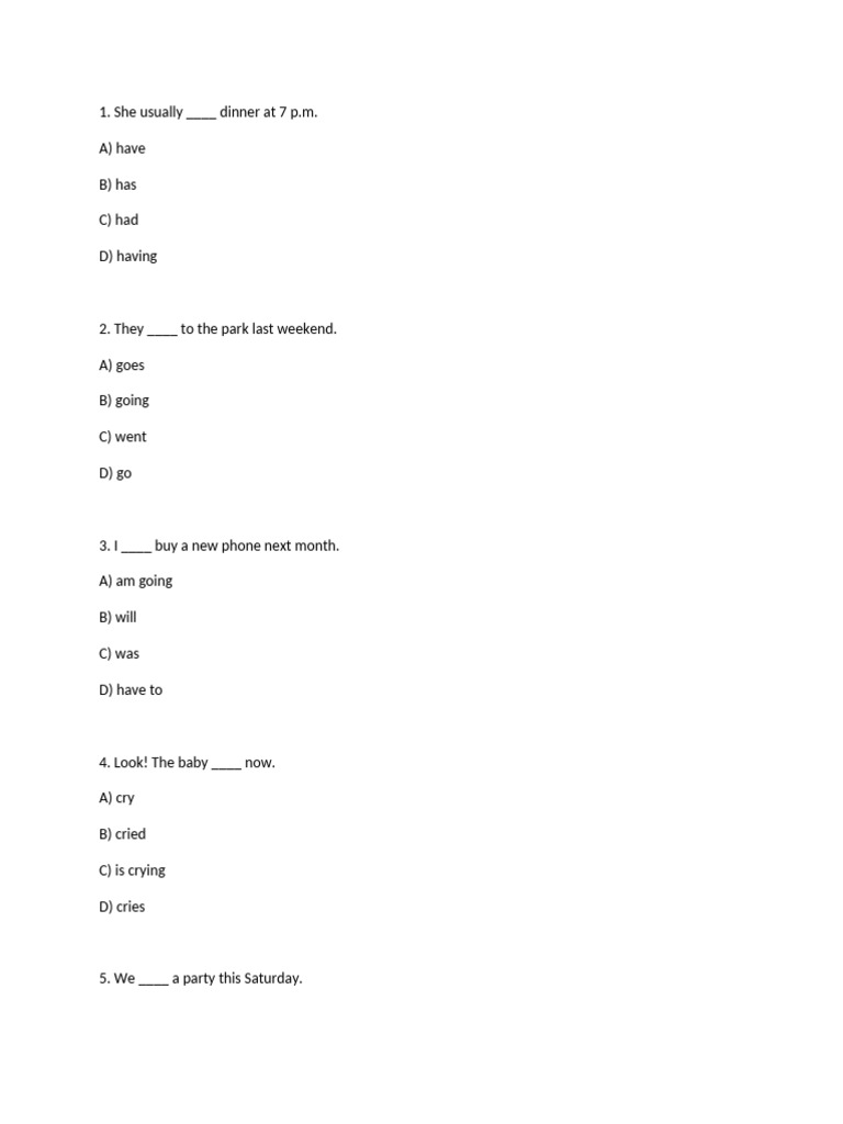 A2 Test | PDF