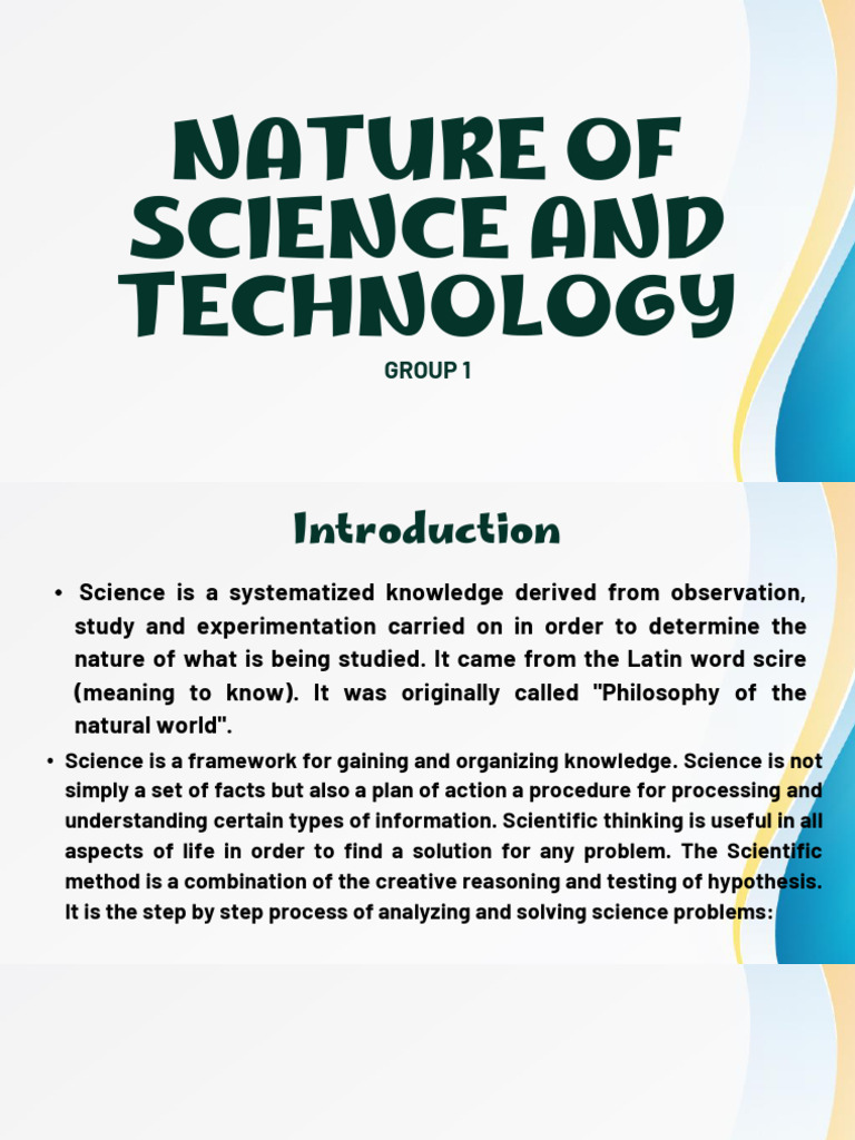 Understanding Science and Technology | PDF | Science | Hypothesis