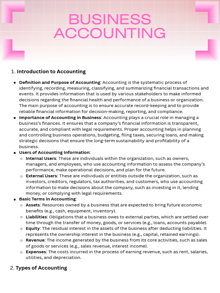 Essential Accounting Principles Explained | PDF | Debits And Credits ...