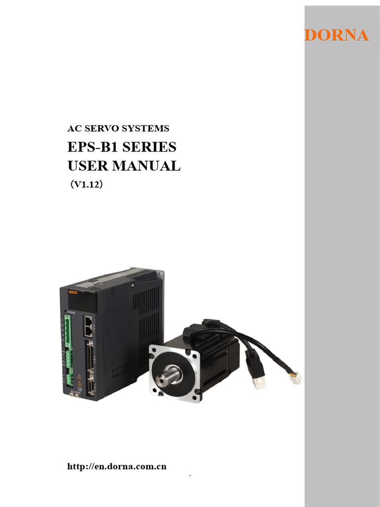 EPS-B1 Servo Systems User Manual ENV1.12 | PDF | Parameter (Computer ...