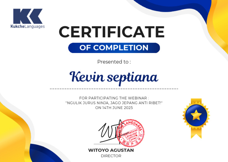 E Certificate | PDF