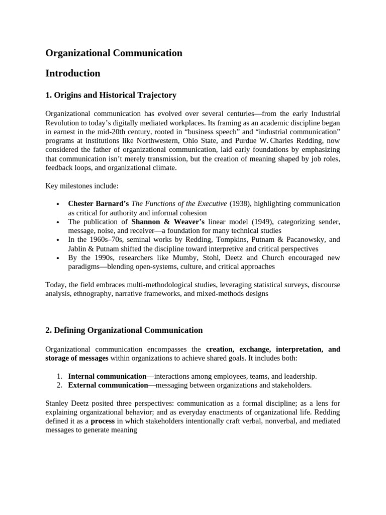 Organizational Communication | PDF | Qualitative Research | Communication