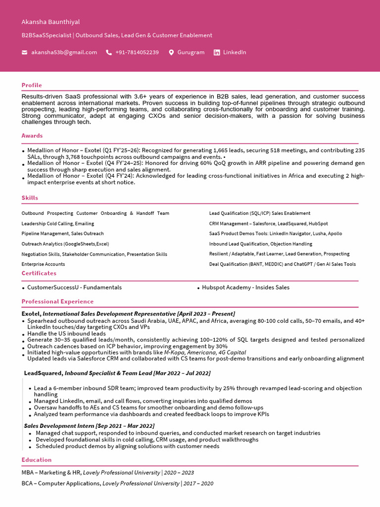 B2B SaaS Sales & Lead Generation Expert | PDF | Customer Relationship ...
