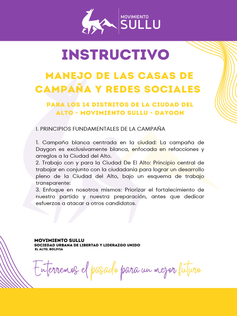 Instructivo Comunicación y Rrss | PDF