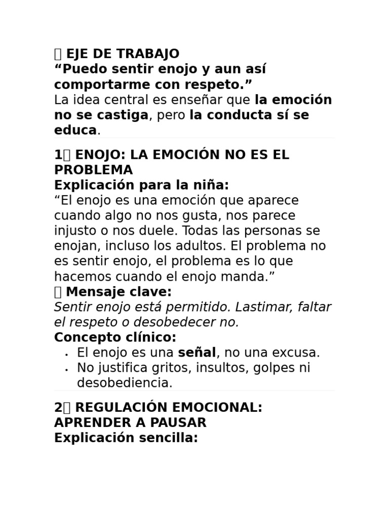 Manejo del Enojo y Respeto Infantil | PDF | Ira | Las emociones