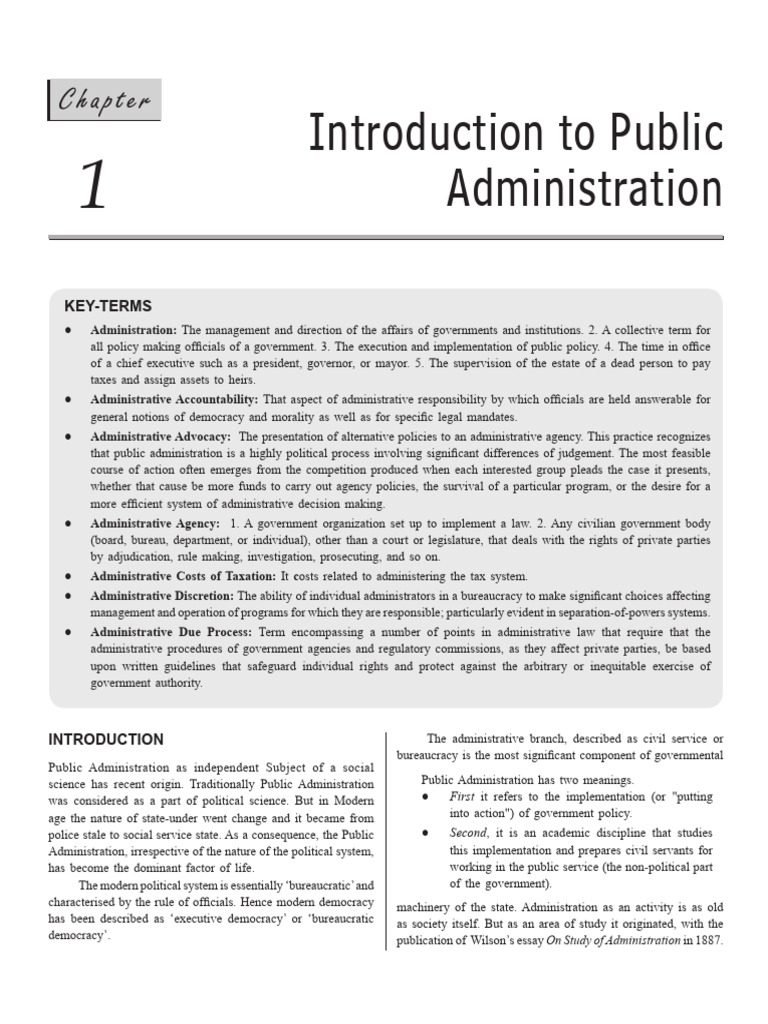 Chapter 1 MA Public Administration Khanna Editorial - pdf ...